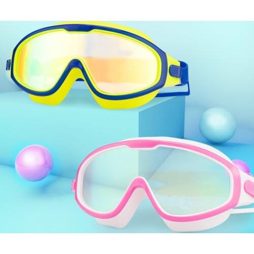 Fashion Professional Child Swimming Goggles Anti-fog UV kids goggles Swimming Glasses With Earplug for children