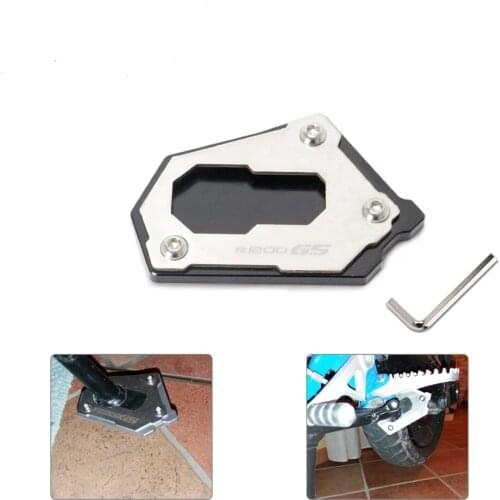 Motorcycle CNC Kickstand Stand Extension Plate for BMW R1200GS LC K50 R1200GS Adventure LC K51 R 1200 GS Side Stand Enlarge