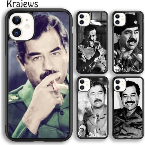 Krajews Arabic Iraq Saddam Hussein Soft Phone Case Cover For iPhone 5 6s 7 8 plus X XR XS 11 12 pro max Samsung Galaxy S8 S9 S10