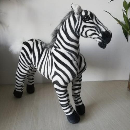 About 37x45cm lifelike toy zebra plush toy soft doll birthday, Xmas gift b1497
