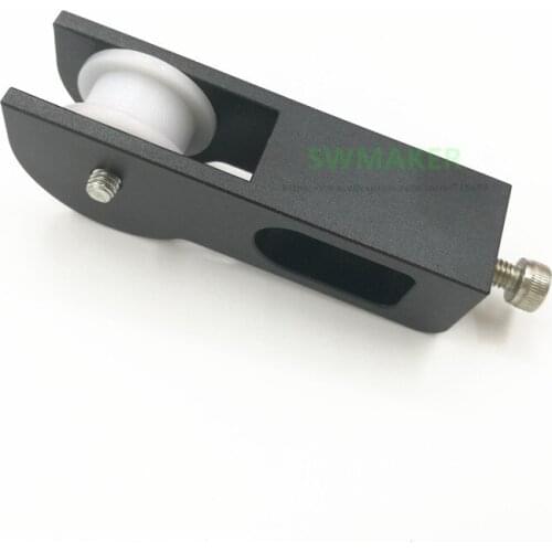 Reprap Prusa i3 rework 3D printer parts black aluminum alloy Metal timing belt tensioner Y axis timing belt adjustable Y-axis