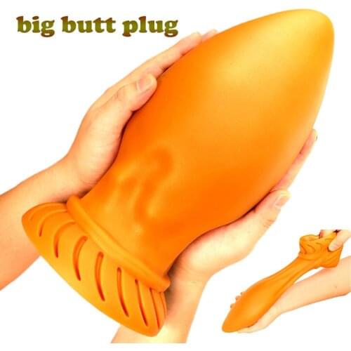 Sex shop Super Huge Soft Silicone Anal Plug Male and female sex toys Anus Expander Adult Sex Products Big Butt Plug Dildo