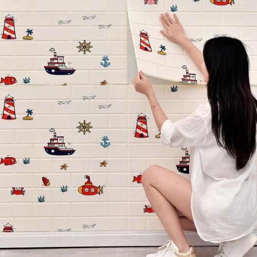 Tinsevei Brick Wall Stickers