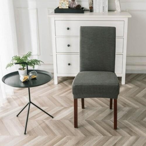 Thicker Stretch Chair Covers For Wedding Dining Room Banquet housse de chaise Game Chair Cover Elastic Long Back Chair Slipcover