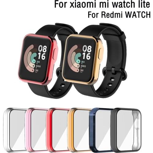 TPU Watch Case for Xiaomi Mi Watch Lite Screen Protective Cover for Redmi Watch Smart Watch Accessories