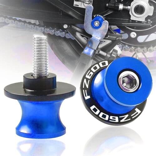 6MM Motorcycle Swingarm Spools Stand Screws Slider FOR YAMAHA FZ600 1987-1989 FZS600 FZS FZ6N 600 CNC Aluminum Screw Accessories