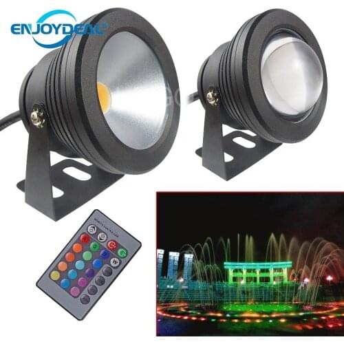 Waterproof LED Flood Light 12V 10W Convex Lens Light Spot Lamp Wash Pool Outdoor lighting led Spotlight Floodlight LED Street