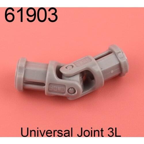 10 pcs 61903 High-tech building block universal joint 3L [Complete assembly] Steering suspension toy MOC accessories parts