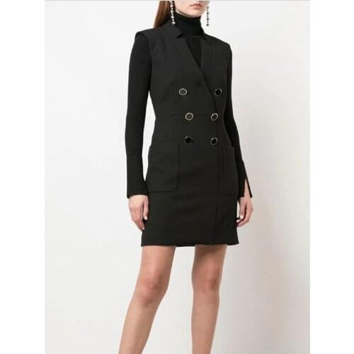 Female Waistcoat 2021 New Spring Fashion Elegant Brief Sleeveless Jacket Womens Vest Double Breasted Commute Woven Vest Autumn