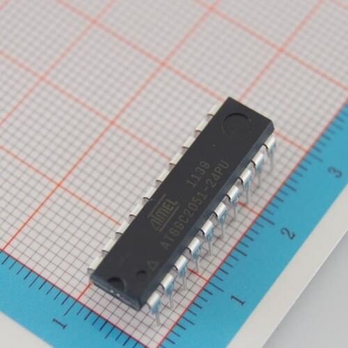 1Pcs/Lot , AT89C2051-24PU DIP-20 AT89C2051-24SU SOP-20 ,New Original Product New original fast delivery