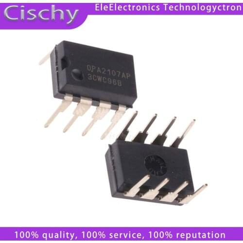 1pcs/lot OPA2107AP OPA2107A OPA2107 0PA2107AP DIP-8 In Stock