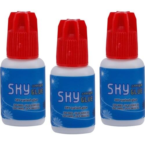 3pcs/lot Eyelash Extensions Sky S+ Glue Most Powerful 5ml Free Shipping