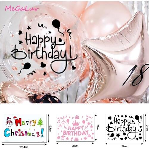 50PCS 18 20 24 36 Inch Transparent Bobo Balloon Bobo Ball Birthday Party Supplies Wedding Baby Shower Decoration