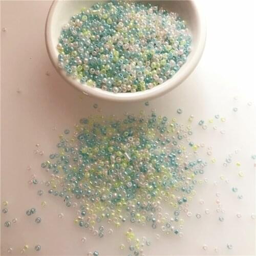 600pcs 2mm Mixed Cream Glass Seed Beads Jewelry Hand Diy Tassel ,bags, Clothing, Necklaces And Bracelets Sewing Accessories