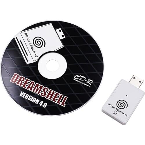 New SD Card Reader TF Card Adapter+CD with DreamShell Boot Loader Electronic Machine Game Player Adapter for Sega Dreamcast DC