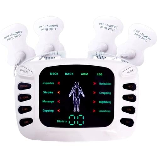 Ems Massage Tens Machine Physiotherapy Acupuncture Body Muscle Massager Electric Digital Therapy Machine 8 Modes Health Care