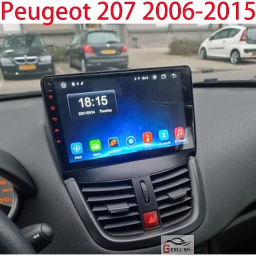 For Peugeot 207 1 207CC 2006 - 2012 2013 2014 2015 Android Auto Autoradio Car Play Reproductor Multimedia Coche 1 Din Wireless