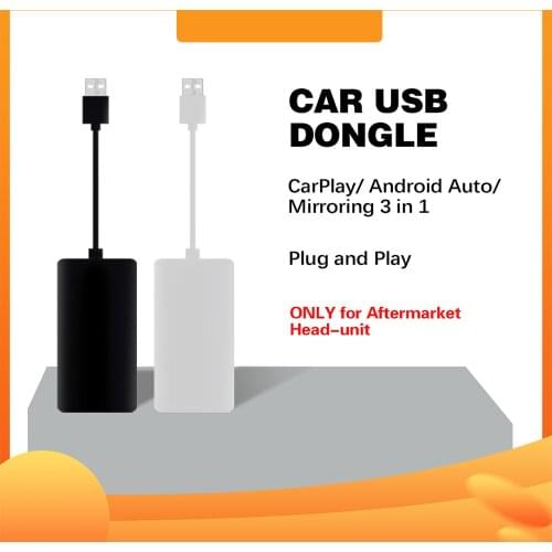 Wireless CarPlay Adapter Wireless Android Auto Dongle for apple/android phone to connect aftermarket head-unit Android Screen