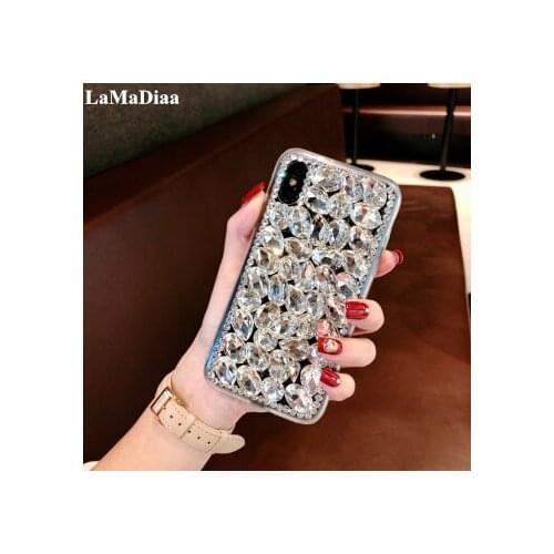 For Xiaomi Redmi9 9A 9T Pro Note9 Pro Max Note9S Note8 Pro Luxury Glitter Back Cover Crystal Bling Diamond Rhinestone Phone Case