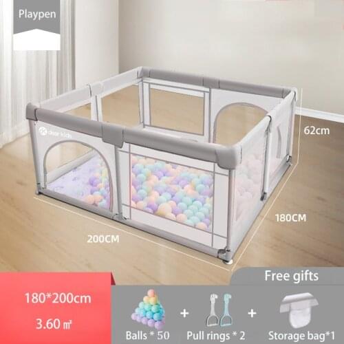 Baby Playpen Anti-collision Children Safety Fence Kids Indoor Playground Baby Park Ball Pool Newborn Safety Barriers 0-6 Years