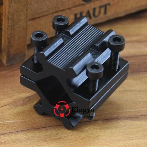 Double Weaver Barrel Mount 20mm Adapter hunting fit for Rifle Shotgun Torch Laser sight free shipping