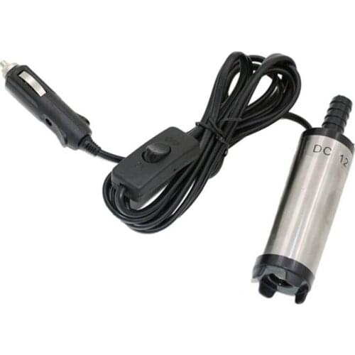 12V 24V DC electric submersible pump for pumping diesel oil water ,Stainless steel shell,12L/min,fuel transfer pump