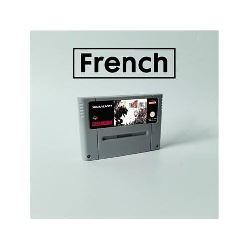 Final Game Fantasy VI 6 - French Language - RPG Game Card EUR Version English Language Battery Save