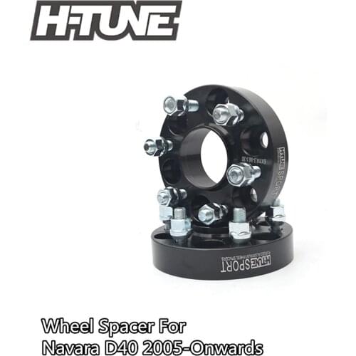 H-TUNE 4pcs Forged Aluminum Hub Centric 6x4.5"/6x114.3 66.1CB 30mm Wheel Spacers Adapters for Navara D40 2005-2017