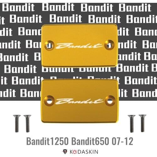 KODASKIN CNC Aluminum Brake Fluid Reservoir Tank Cap Front Brake Cap for Bandit 1250S 650S 2007-2012 1200N 1200S 2001-2006