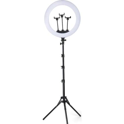 Big Ring Light With Stand Led Selfie Light Video Photography Phone For Iphone Ring Light 18 Inch Ring Lamp