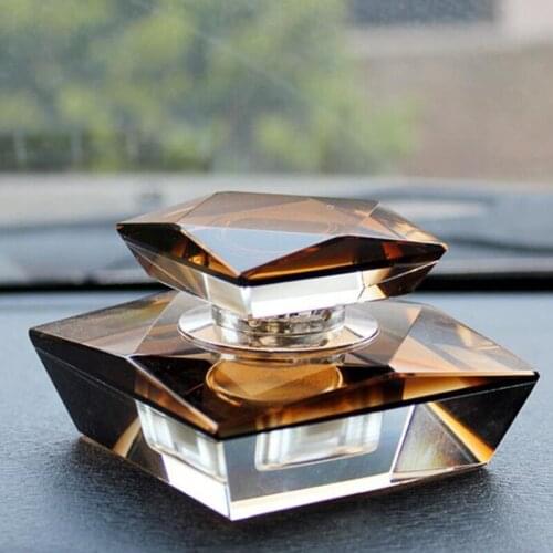 Linglong perfume seat crystal perfume seat car eight-sided exquisite diffuser car ornaments