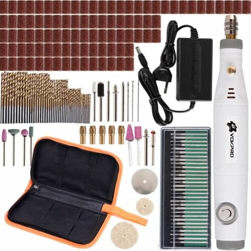 Mini Drill Engraver 18V Adjustable Speed Power Tool Manicure Machine Electric Motor Drilling Machine Accessoraies Set