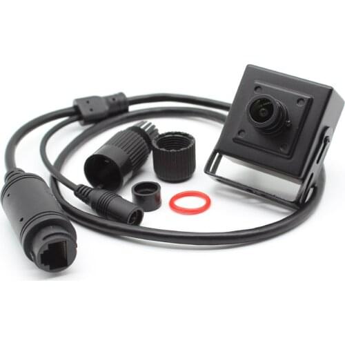 Mini HD Audio POE IP Camera CCTV AI 2MP 1080p Black light Low XMeye ONVIF H.265