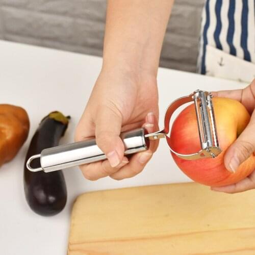 Stainless Steel peeling knife multifunctional planer fruit and vegetable melon planer potato Planer Double head pee