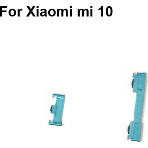 1 SET For Xiaomi mi 10 Power On Off Button + Volume Button Side Buttons Set Parts For Xiaomi Mi10 Replacement
