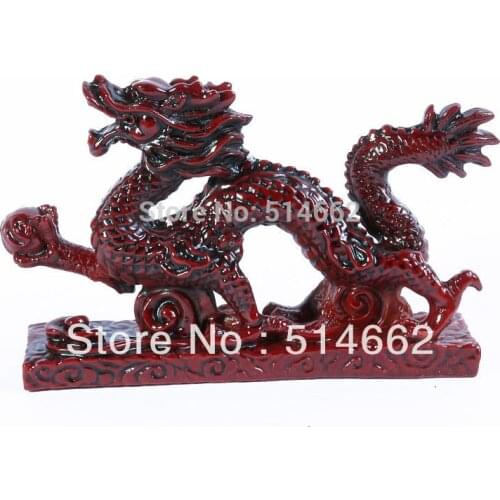 NEW Chinese Feng Shui DRAGON Figurine Statue LUCKY & FORTUNE 5.9x3.4x1.3 Inch