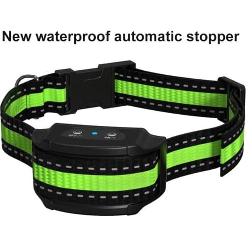 Anti Bark Dog Collar Electric Shock Vibration Sound With LED For Small Large Dogs No Barking Training Collar Pet Training Tools