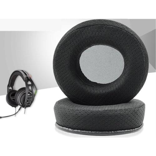 Pair Of Earpads Replacement For Plantronics RIG 400HX Headset Ear Pads Leather Soft Cover Sponge Earmuff For Extra Comfort Eh