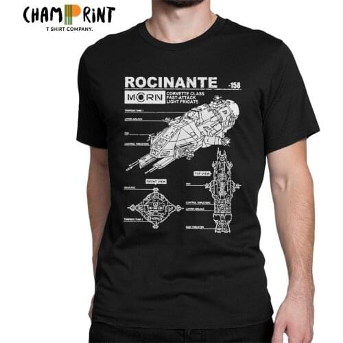 Rocinante Specs The Expanse Mens T Shirts Mcrn Fashion Tee Shirt Short Sleeve O Neck T-Shirt Pure Cotton Original Clothes
