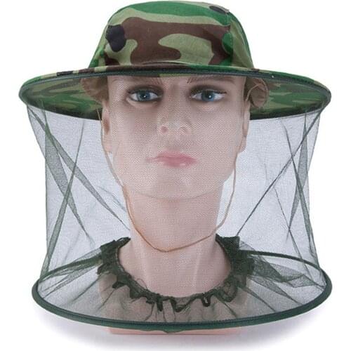 Beekeeping Hat Professional Mosquito Bug Insect Outdoor Protector Bee Resistance Net Mesh Head Face Cap Face Protection Cap
