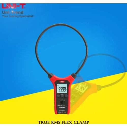 UNI-T UT281A/UT281C/UT281E True RMS Flex Clamp; Waterproof/Dustproof Single AC 3000A True RMS Flexible Digital Ammeter