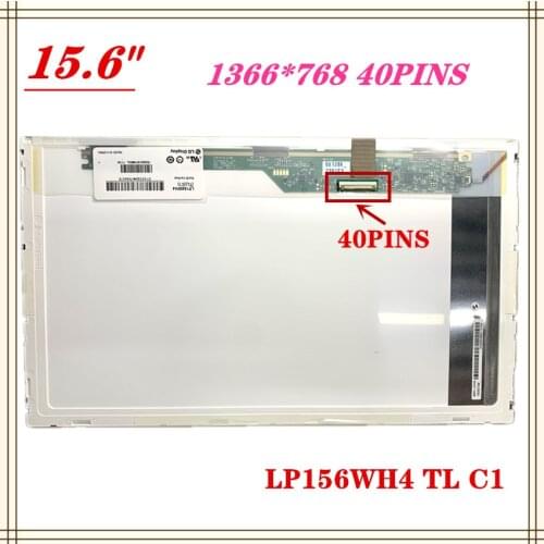 FREE SHIPPING 15.6" HD laptop lcd screen1366X768 LP156WH4 TL A1 fit LTN156AT05 LP156WH4 TLP2 N156AT24 LTN156AT17 LTN156AT32