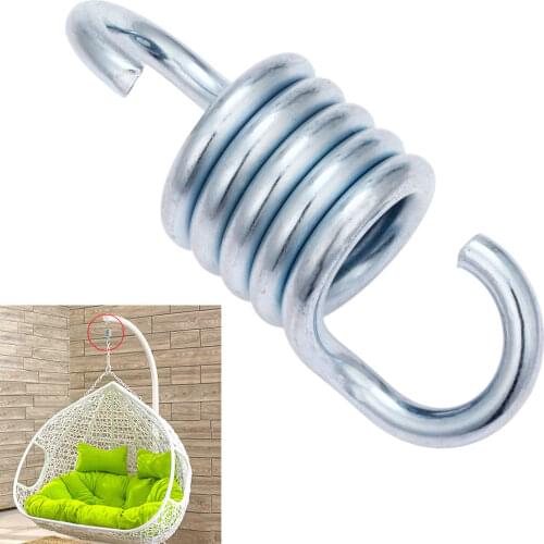 1 Pc 500LB Weight Capacity Sturdy Steel Extension Spring Fit Hammock Chair Hanging Porch Suspension Hook Rowing Boat Accessories