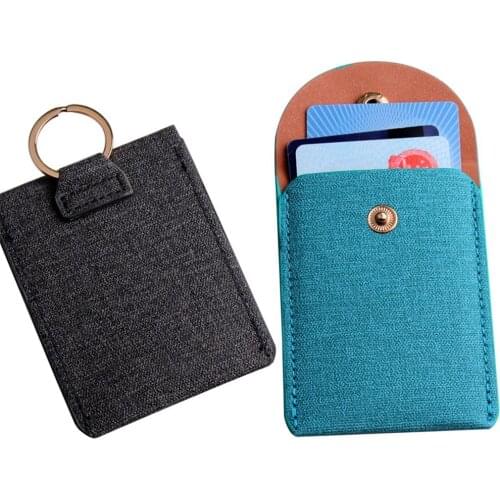 1Pcs PU Leather ID Card Holder Bank Credit Card Case Wallet Business Card Cover Rfid Blocking Protection