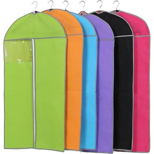 10PCS Stylish Home Dress Clothes Garment Suit Cover Case Dustproof Storage Bags Protector Hanging Clothing Bags