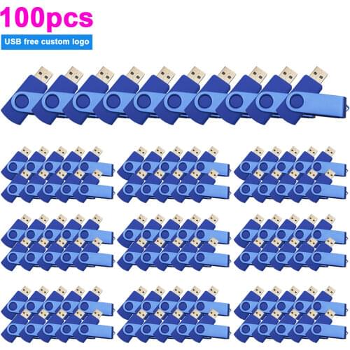 100pcs/lot Usb Flash Drives Pen Drive 16GB 32gb Pendrive Metal Usb Memory Stick 4gb 8gb 64gb for Wedding Gift Logo Personalized