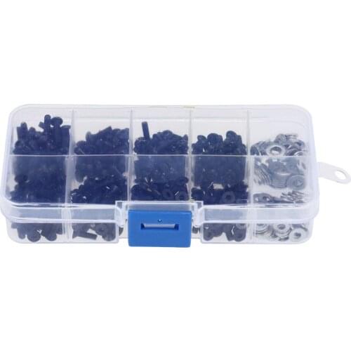 180PCS Screw Box Repair Supplies for HSP SCX10 HPI 1/10 RC Car