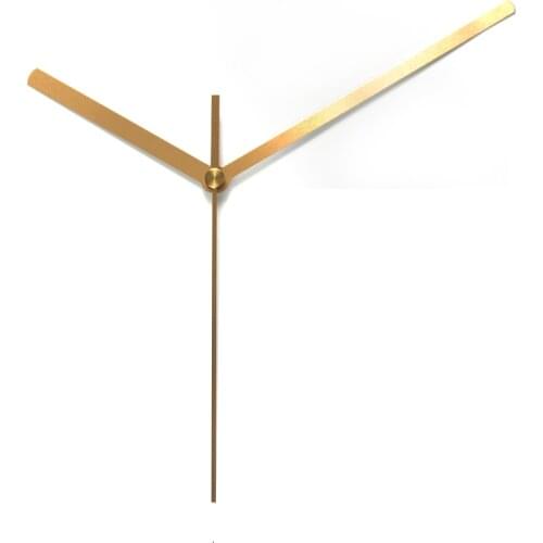 20sets S Shaft 2626# Gold Long Hands (just hands) Metal Aluminum Material Quartz Clock Accessory High quality DIY Clock kits