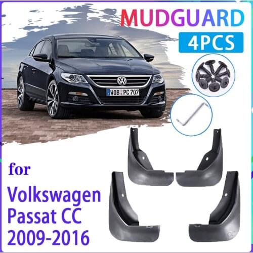 4 PCS Car Mud Flaps for Volkswagen VW Passat CC 2009~2016 Mudguard Splash Guards Fender Mudflaps Auto Accessories