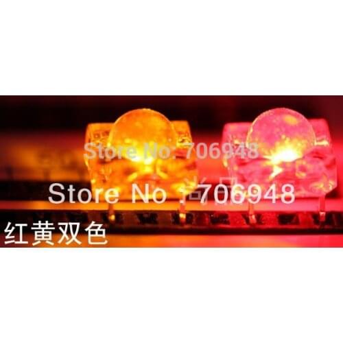 5mm Red/Yellow Piranha LED water Clear Bicolor piranha LEDS